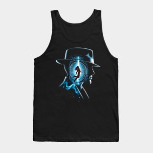 A Space Investigator with a Mystery on His Mind - Sci-fi Tank Top